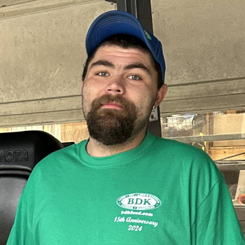 Draven is our new forklift driver. Draven likes to hunt and fish in his free time. He enjoys working at BDK because it is fun and doesn’t seem like work and BDK treats him the right way.