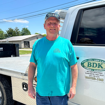 Micheal is our Deliver Driver here at BDK. He has been with the company since 2014 and works for his brother, Darrell. Micheal always has a good attitude and loves the family atmosphere he gets walking into BDK.