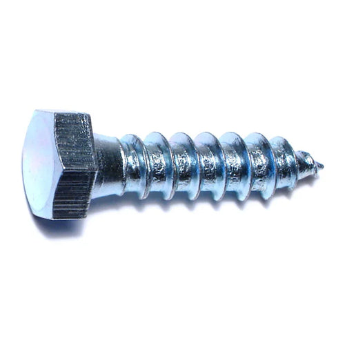 Monster Fastener Zinc Plated Grade 2 / A307 Steel Hex Head Lag Screws