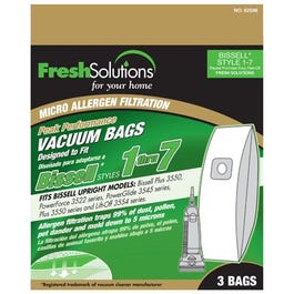 Vacuum Cleaner Bags, Upright 1-7, 3-Pk.