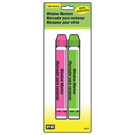 Window Markers, Neon Pink & Green, 2-Pk.