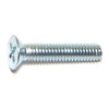 Monster Fastener Zinc Plated Class 4.8 Steel Coarse Thread Phillips Flat Head Machine Screws