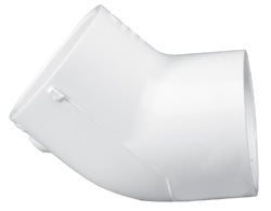 Lasco Fittings PVC 45 Degree Elbow Slip By Slip (1½)