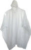 PONCHO ADULT RAINBOW 52 X80  CLEAR