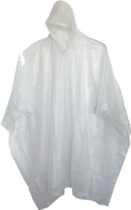 PONCHO ADULT RAINBOW 52 X80  CLEAR