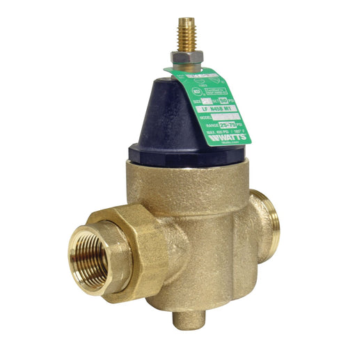 Watts Water Pressure Reducing Valve NPT Union x FPT
