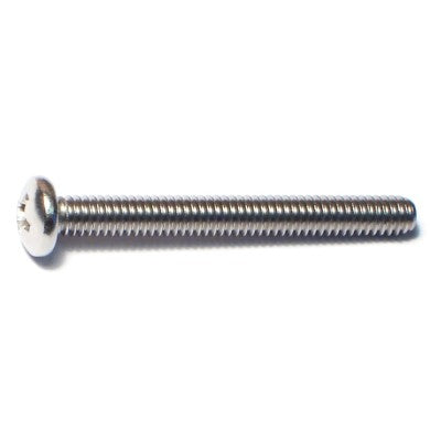 Monster Fastener 18-8 Stainless Steel Coarse Thread Phillips Pan Head Machine Screws