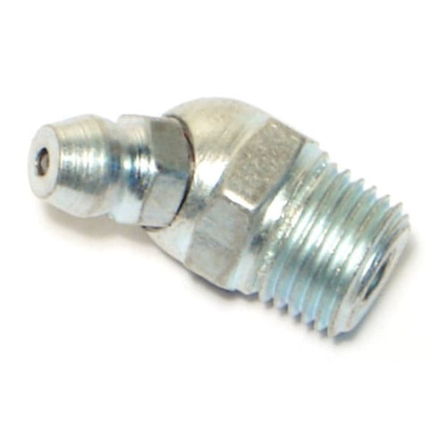 Monster Fastener Zinc Plated Steel 45 Degree Angle Grease Fittings