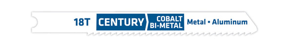Century Drill And Tool Jig-Saw Blade 18t Bi-Metal 2-3/4″ Length .040 Thickness Universal Shank (2-3/4″ x 18T)