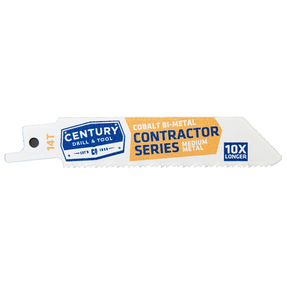 Century Drill And Tool Contractor Series Reciprocating Saw Blade 14t X 4″ (14T X 4″)