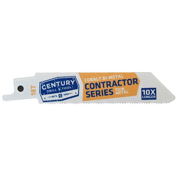 Century Drill And Tool Contractor Series Reciprocating Saw Blade 18t X 4″ (18T X 4″)