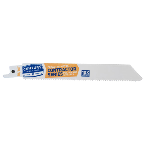 Century Drill And Tool Contractor Series Reciprocating Saw Blade 10/14t X 6″ (10/14T X 6″)