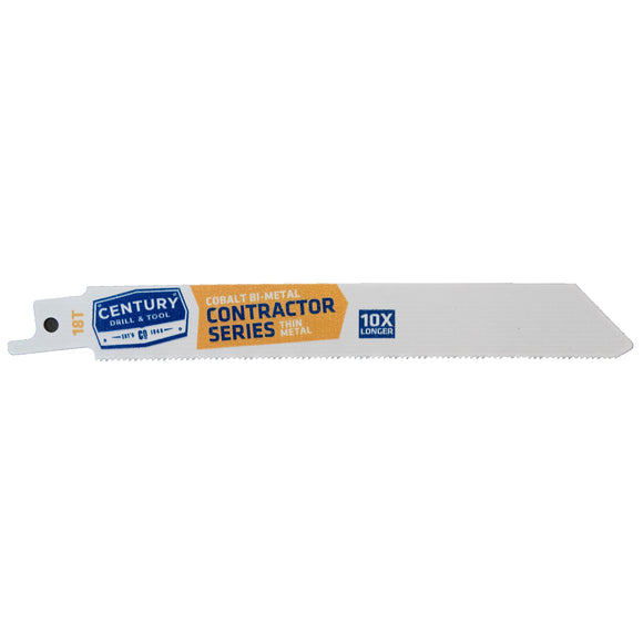 Century Drill And Tool Contractor Series Reciprocating Saw Blade 18t X 6″ (18T X 6″)