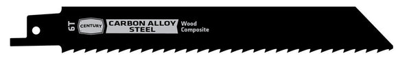 Century Drill And Tool Alloy Reciprocating Saw Blade 6t X 6″ (6T X 6″)
