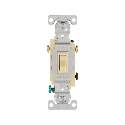 Eaton Cooper Wiring Toggle Switch 15A, 120V Ivory