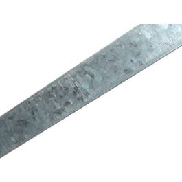 Flat Steel Bar, Zinc Plated, 12 Gauge, 1/8 x 0.75 x 36-In.