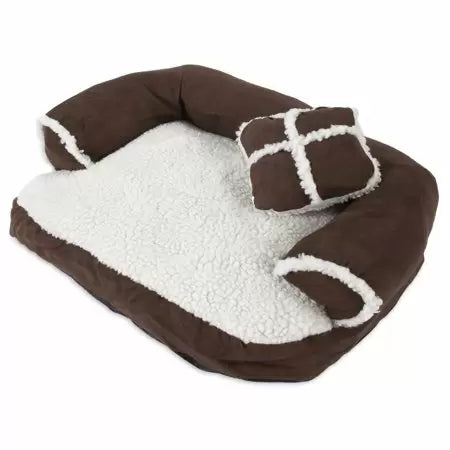 Petmate Aspen Pet Sofa Bed With Bonus Pillow (20