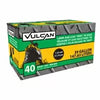 Vulcan Heavy Duty Lawn And Leaf Bag With Ties, Black, 39 Gallon (39 Gallon)