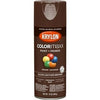 COLORmaxx Spray Paint + Primer, Gloss Leather Brown, 12-oz.