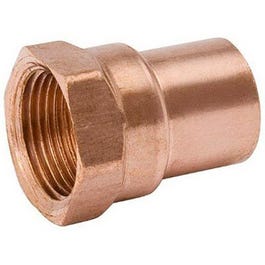 Pipe Adapter, Wrot Copper, 1/2-In. FPT