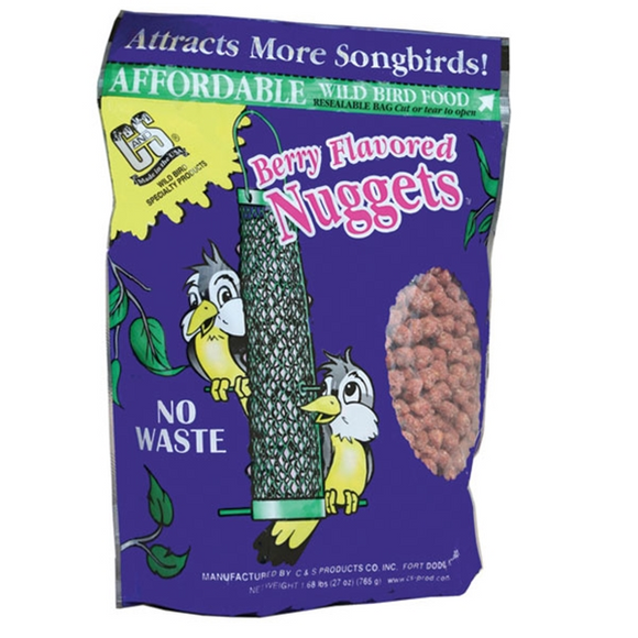 C&S Berry Flavored Suet Nuggets (27 oz)
