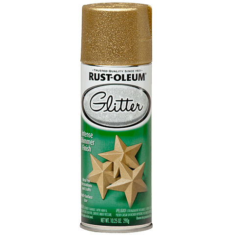 Rust-Oleum® Glitter Spray Paint Gold (10.25 Oz, Gold)