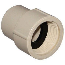 CPVC Female Pipe Thread Adapter with Rubber Gasket, 0.5-In.