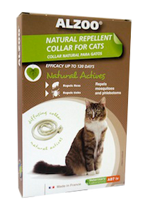 Alzoo Natural Repellent Flea and Tick Collar for Cats