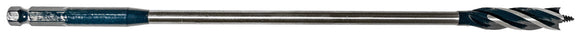 Century Drill And Tool Speed Cut Auger Bit 1/2″ X 12″ Overall Length 1-3/4″ Flute Length 3/8″ Shank