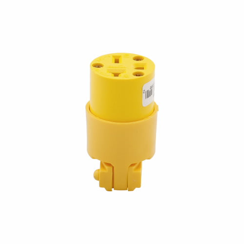 Eaton Cooper Wiring Arrow Hart Straight Blade Connector 20A, 250V Yellow