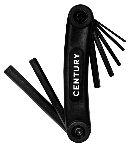 Century Drill And Tool 7 Piece Metric Folding Hex Key Wrench Set