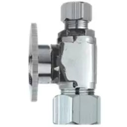 Plumb Pak Quarter Turn Straight Valve Chrome, 5/8