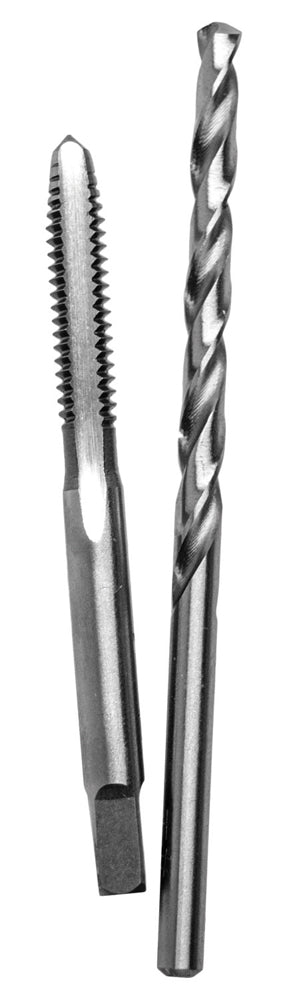 Century Drill And Tool Carbon Steel Plug Tap 8-32 And #29 Wire Gauge Drill Bit Combo Pack (8-32 Tap and #29  Drill)