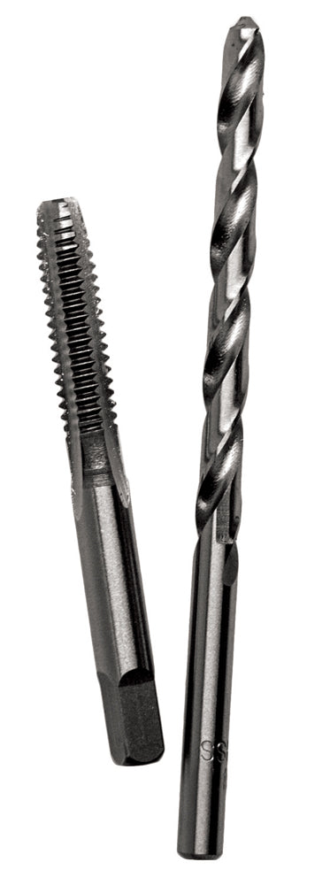 Century Drill And Tool Carbon Steel Plug Tap 5/16-18 And Letter F Drill Bit Combo Pack (5/16-18 Tap)