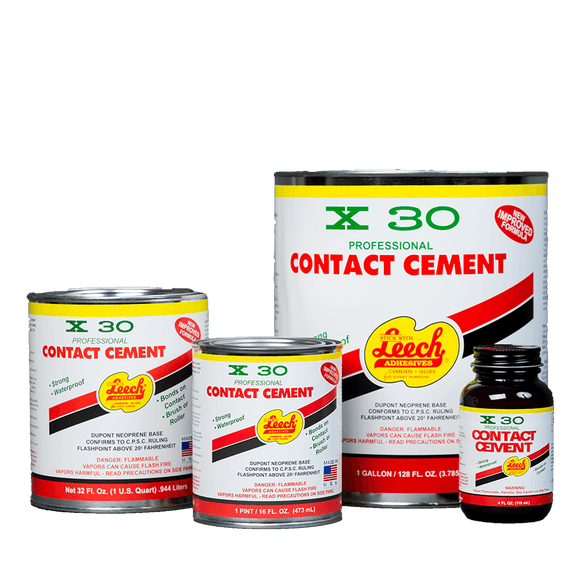 Leech Products X 30® Contact Cement 1 Quart (1 quart)