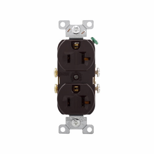 Eaton Cooper Wiring Commercial Specification Grade Duplex Receptacle 20A, 125V Brown