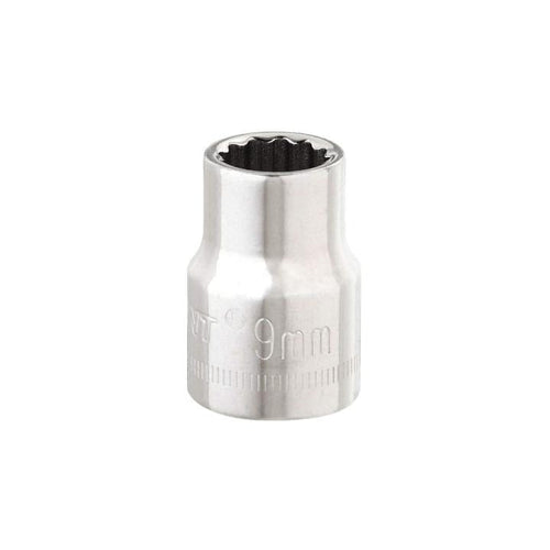 Apex/Cooper Tool Crescent 3/8 Drive 12 Point Standard Metric Socket 9mm