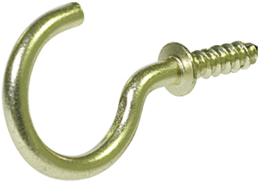 5/8 SOLID BRASS CUP HOOK