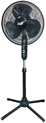 OSCILLATING FAN 16 IN BK PEDESTAL