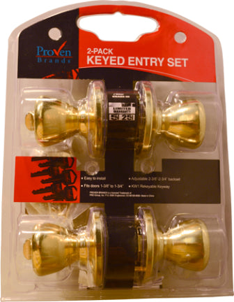 LOCKS ENTRY 2 PC SET