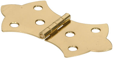 1-5/16  SOLID BRASS DECORATIVE HINGE