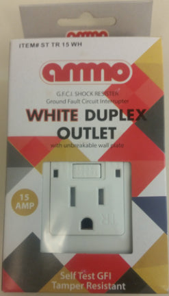 20 AMP SELF TEST GFCI WHITE