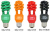 60 WATT EQ ORANGE CFL COLORED TWIST