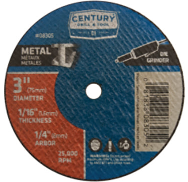 3X1/16 METAL CUTT OFF WHL