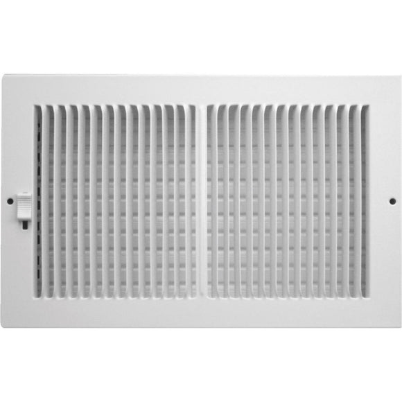 Accord 10 In. x 6 In. White Wall Register