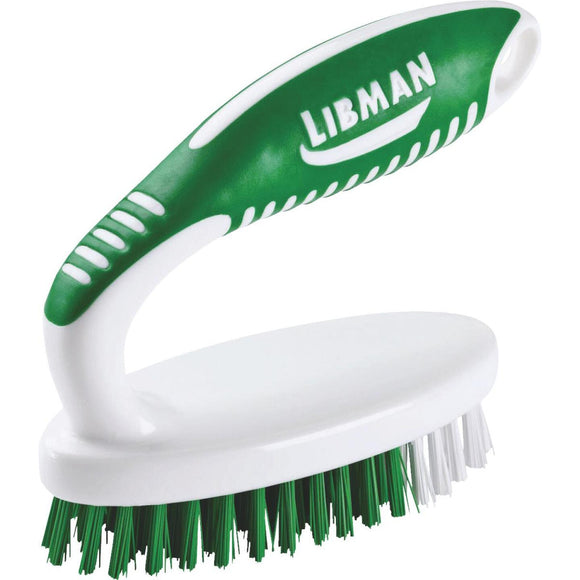 Libman 4.25 In. Polymer Bristle Rubber Grip Scrub Brush