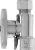 Plumb Pak Straight Turn Water Supply Line Valve, 1/2 x 3/8, Chrome