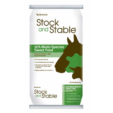 Nutrena® Stock and Stable® 12% Sweet Multi-Species Feed