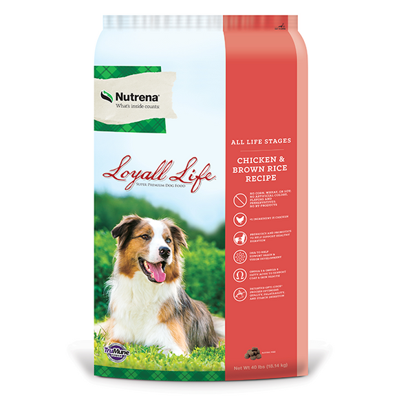 Nutrena® Loyall Life® All Life Stages Chicken & Brown Rice Recipe (40 lb)