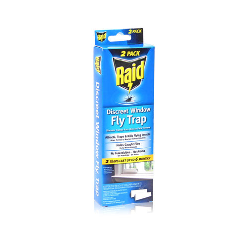 Raid 2 Pack Discreet Window Fly Trap